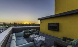 GaZE: Rooftop Deck with Sweeping Mountain Views and an Outdoor Lounge with TV